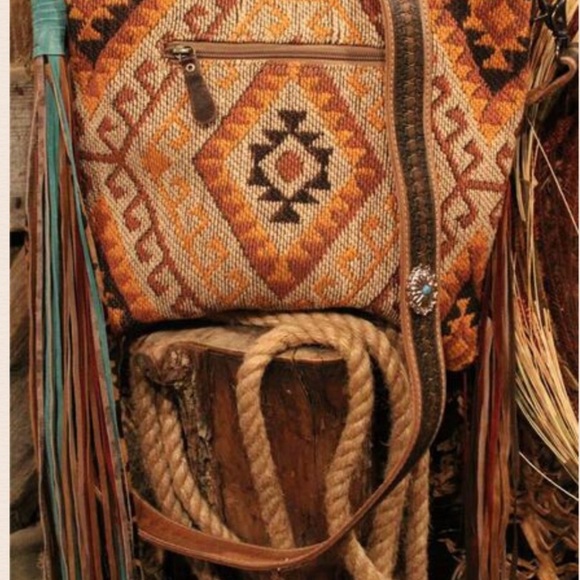 NEW Bohemian Western Tote Shoulder Bag Handbag - Picture 4 of 11